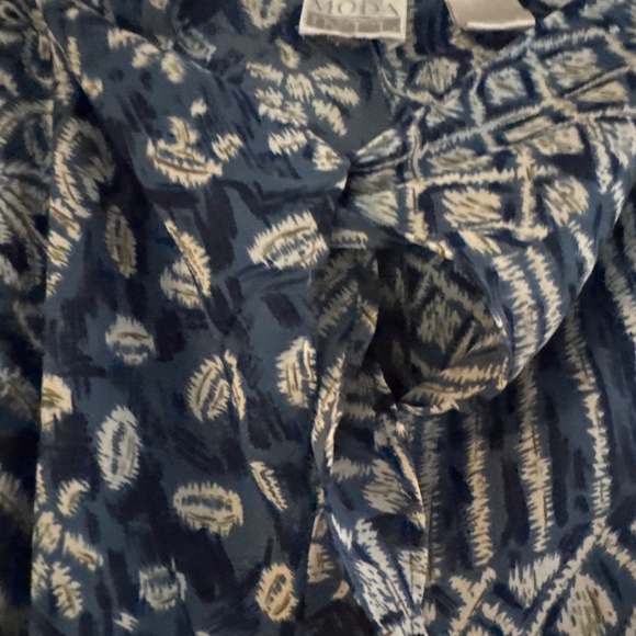 Moda Intl summery light tie pants. XS - Picture 3 of 5